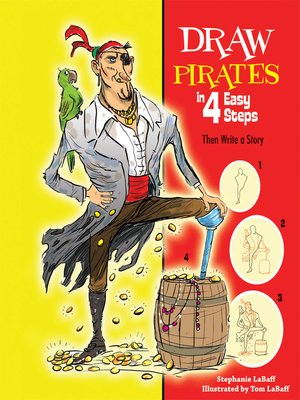 cover image of Draw Pirates in 4 Easy Steps